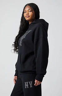 Pacsun NY Rhinestone Hoodie