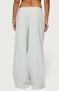 Edikted Jacie Wide Leg Sweatpants