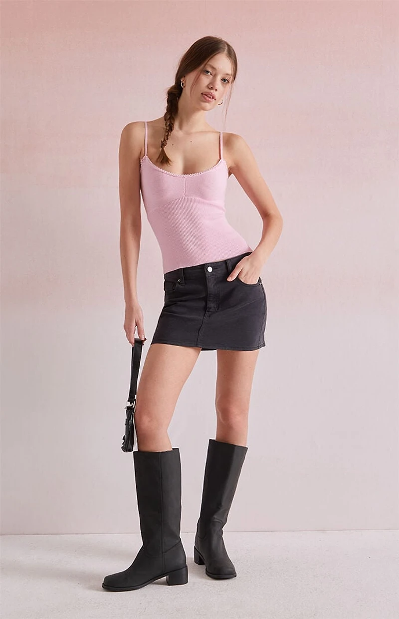 Beverly and Beck Jane Trim Sweater Tank Top