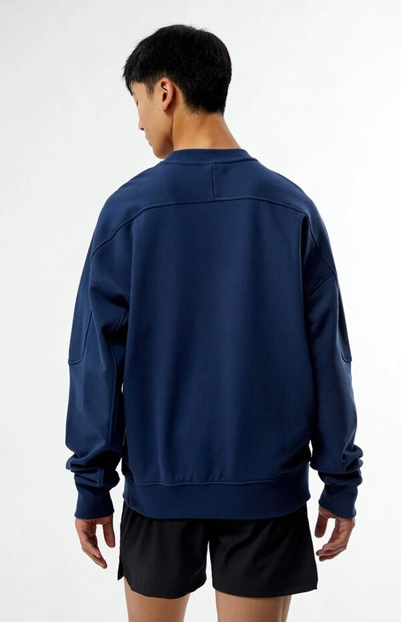 New Balance Navy Varsity Crew Neck Sweatshirt