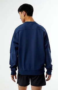 New Balance Navy Varsity Crew Neck Sweatshirt