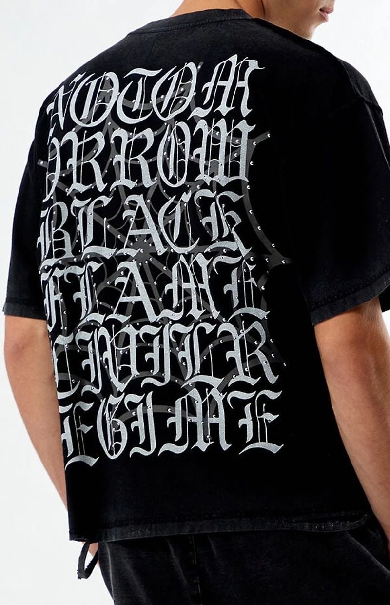 No Tomorrow x Civil Active Pain Ripped Oversized T-Shirt
