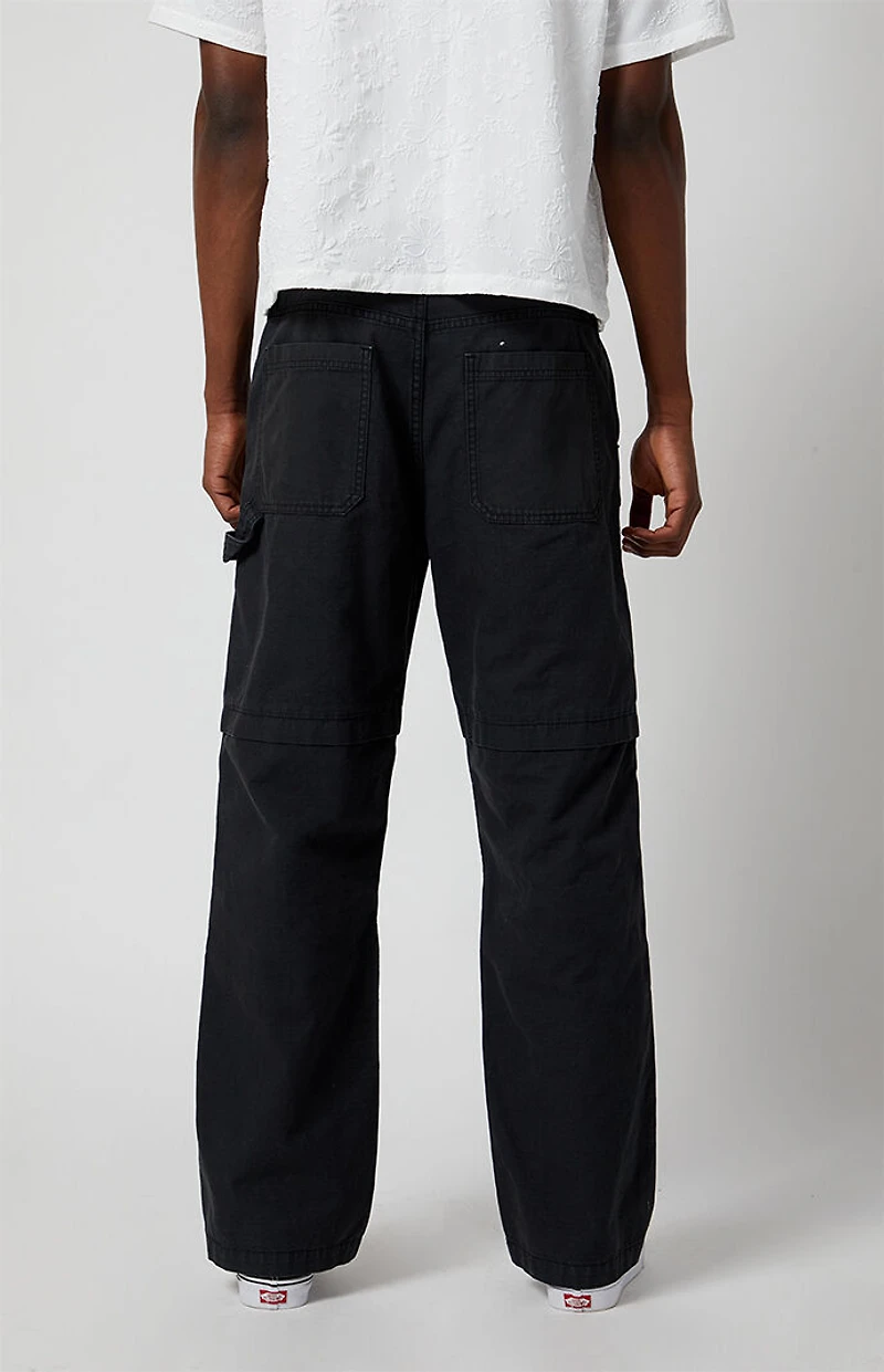 Pacsun Black Baggy Carpenter Cargo Pants
