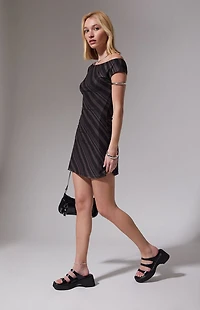 Third Charm Sophia Printed Mini Dress