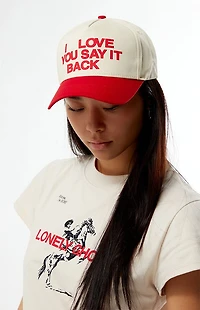LONELY GHOST I Love You Say It Back Snapback Hat