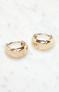 John Galt Dome Hoop Earrings