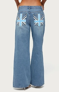 Edikted Uk Cutie Low Rise Baggy Jeans