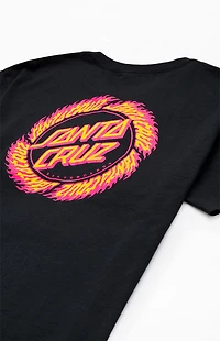Santa Cruz Kids Flame Ringed Dot T-Shirt