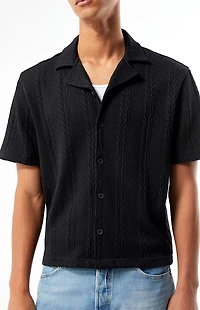 Pacsun Cable Jacquard Camp Shirt