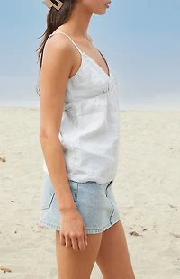 John Galt V-Neck Babydoll Top