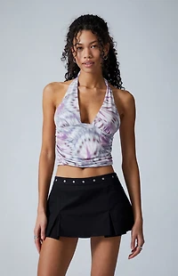 Third Charm Vanessa Deep V Halter Top