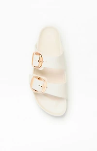 Birkenstock Women's Arizona Big Buckle EVA Sandals Eggshell