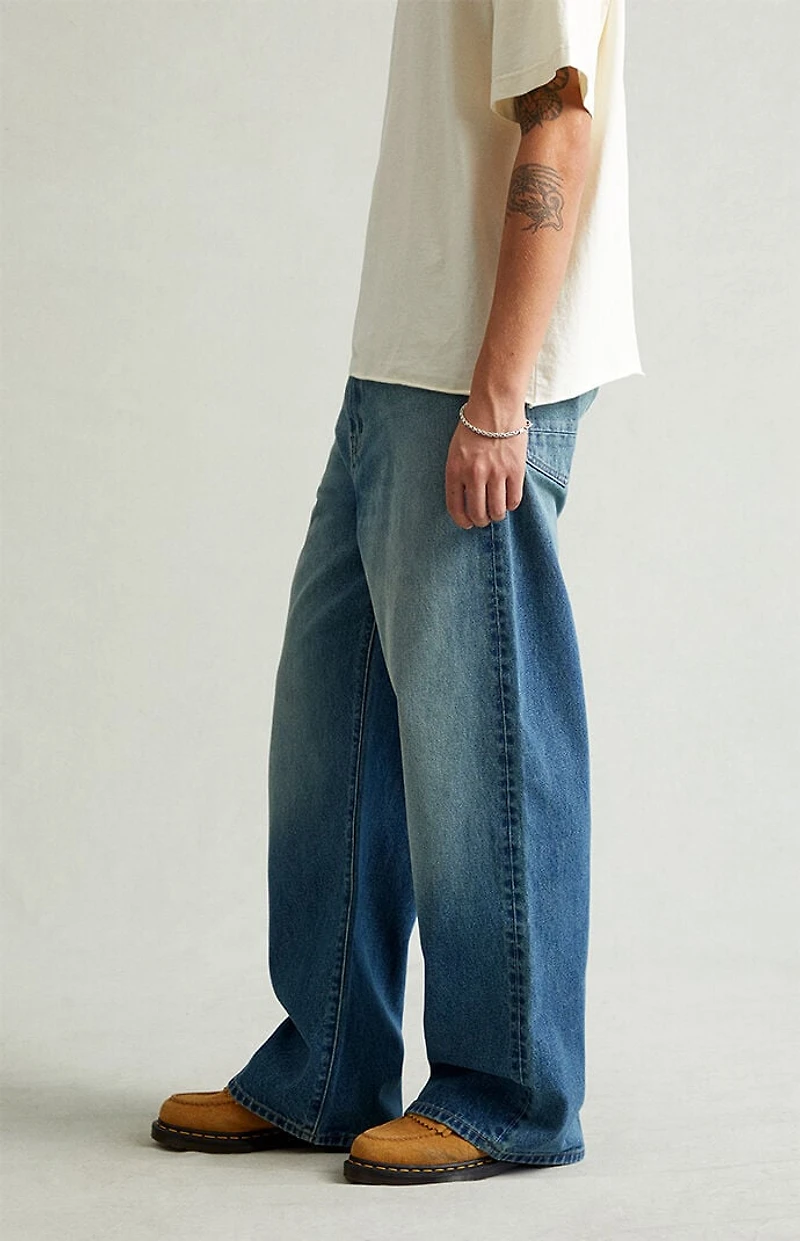 Pacsun Blake Extreme Baggy Jeans Cowboy Medium Blue Tint