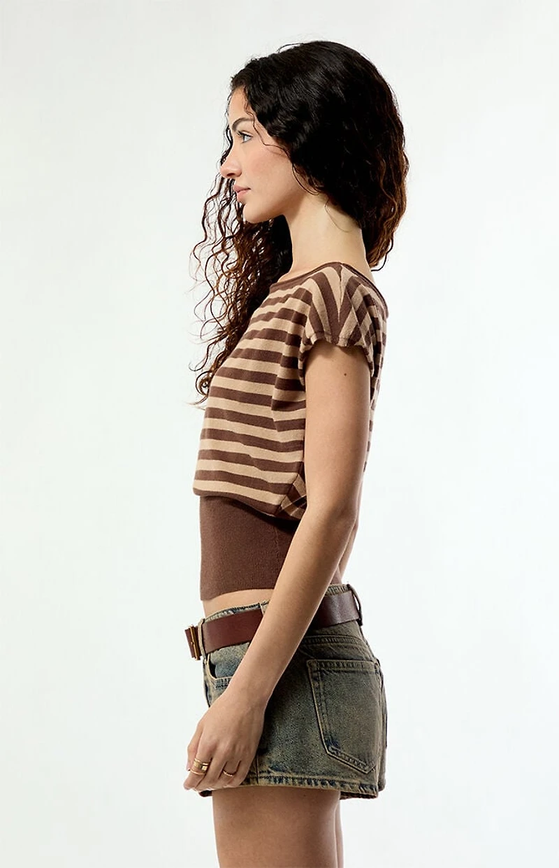 Your Favorite Eva Short Sleeve Sweater T-Shirt