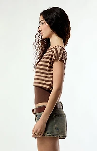 Your Favorite Eva Short Sleeve Sweater T-Shirt