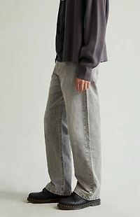 Pacsun Dylan Baggy Jeans Tonal Stripe Gray