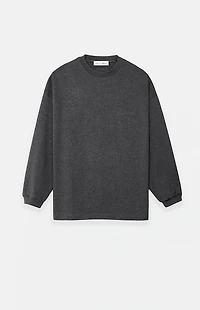 Fear of God ESSENTIALS Charcoal Heather Classic Long Sleeve T-Shirt