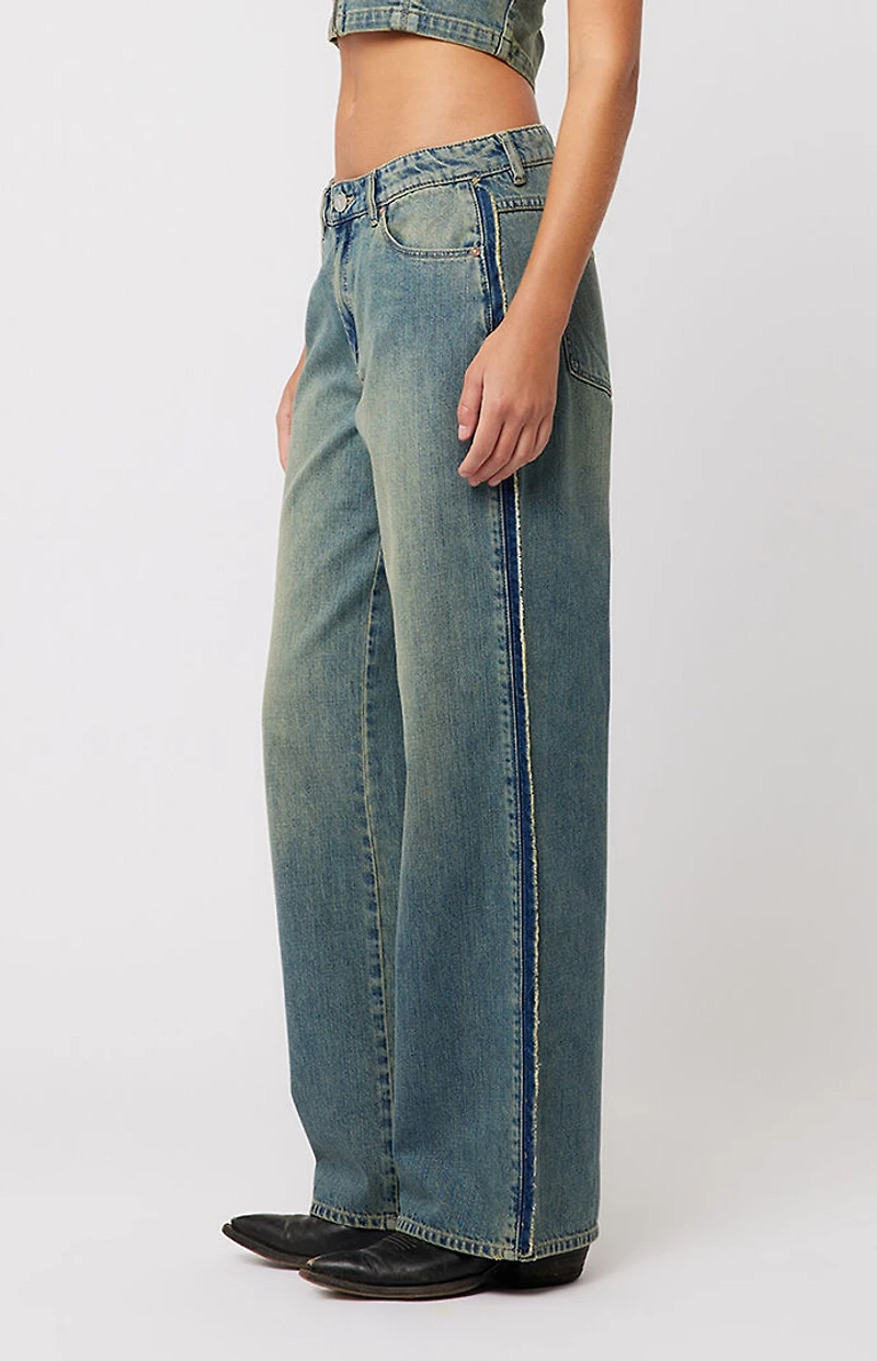 ABRAND 99 Roxie Raw Baggy Jeans