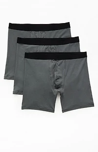 Pacsun 3 Pack Charcoal Boxer Briefs