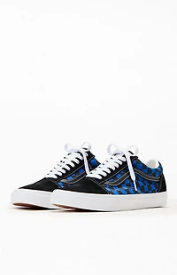 Vans Black & Blue Canvas Old Skool Shoes