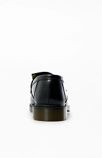 Dr Martens Black Adrian Polished Smooth Leather Tassel Loafers