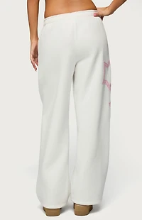 Edikted Starly Straight Leg Sweatpants