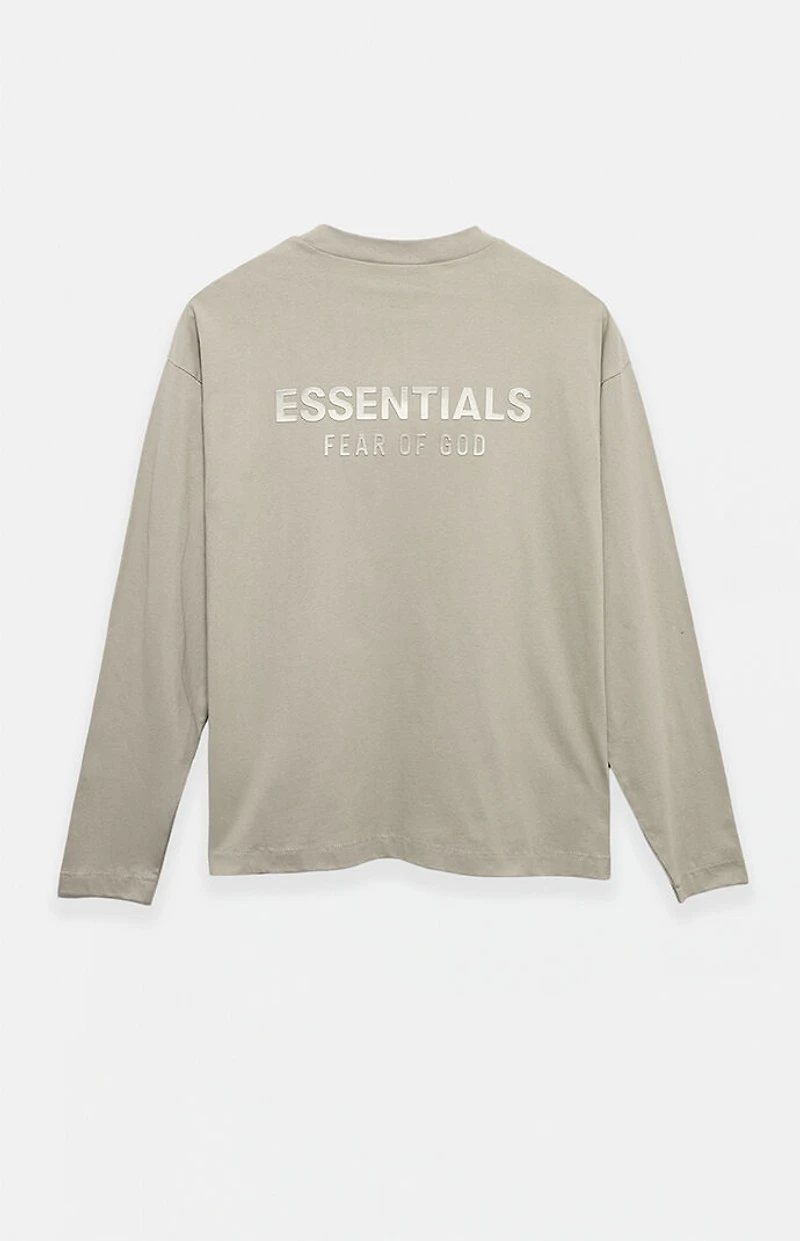 Fear of God ESSENTIALS Abbey Stone Classic Fit Long Sleeve T-Shirt