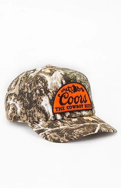American Needle Coors Camo Cowboy Beer Snapback Hat