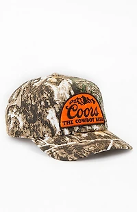 American Needle Coors Camo Cowboy Beer Snapback Hat