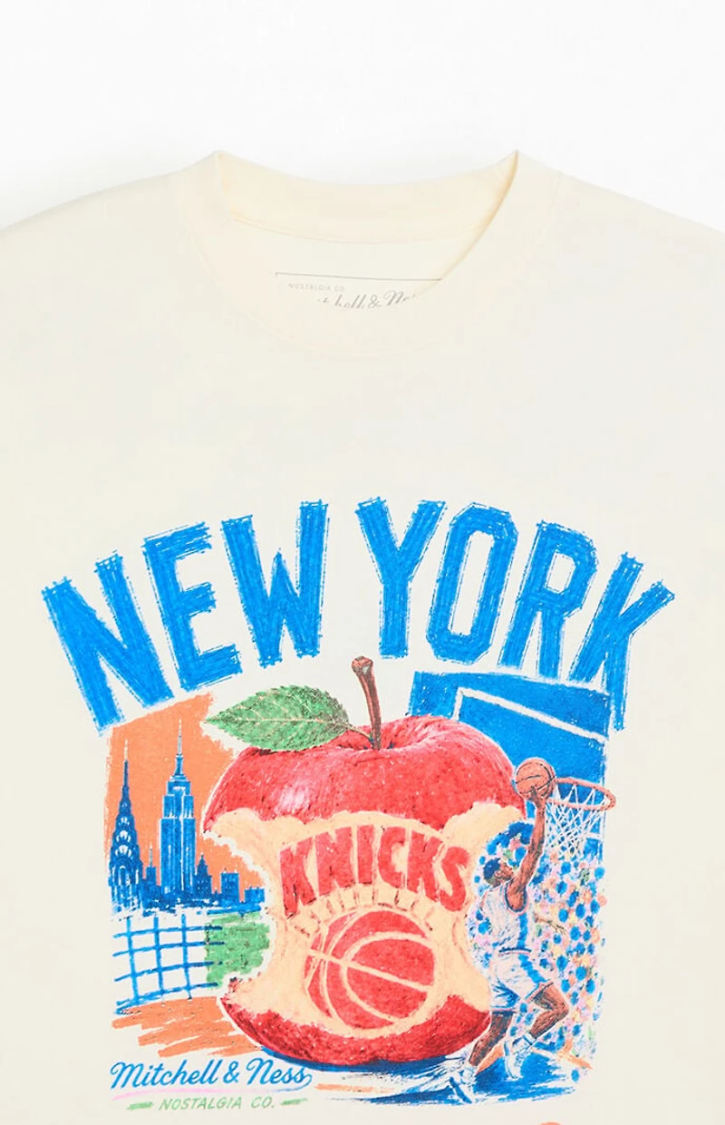 Mitchell & Ness NY Knicks Court Apple T-Shirt