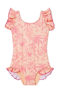 Boardies Kids Peach Please One Piece Swimsuit