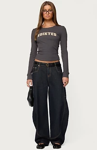 Edikted Essential Ribbed T-Shirt