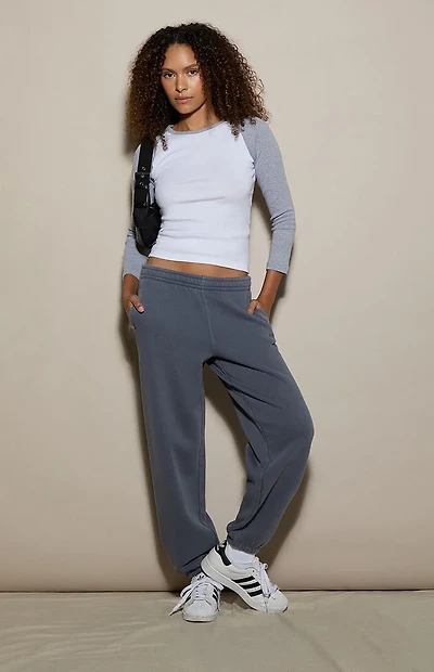 Pacsun Blue Ultra Soft Fleece Sweatpants