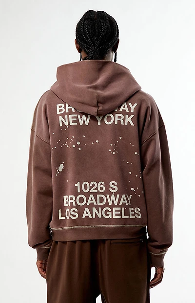 Pacsun Brown Terrain Heavyweight Hoodie