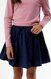 Pacsun Kids Drawstring Waist Tie Mini Skort