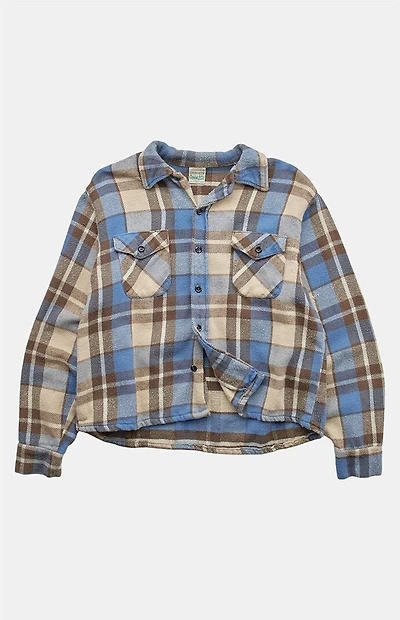 PS VINTAGE 90s Flannel Cropped Top