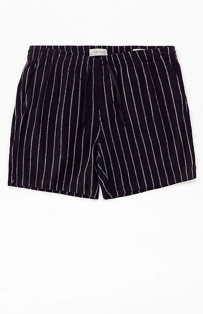 Pacsun Black Stripe Linen Shorts
