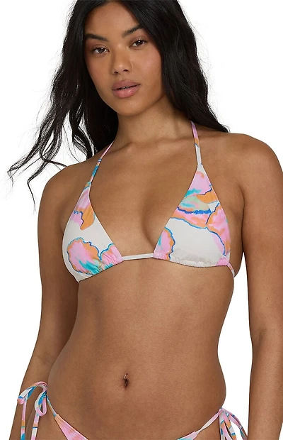 Billabong Floral Remi Triangle Bikini Top