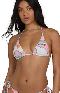 Billabong Floral Remi Triangle Bikini Top