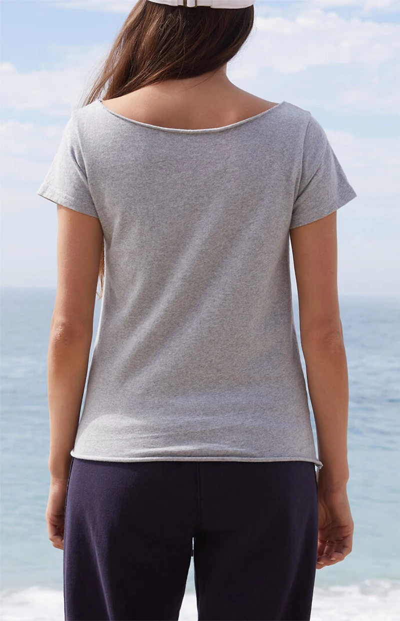 John Galt Silver Robyn New York Off-The-Shoulder Top