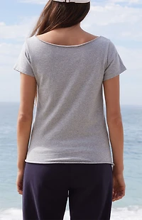 John Galt Silver Robyn New York Off-The-Shoulder Top