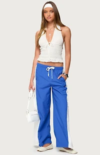 Edikted Jaye Contrast Panel Track Pants
