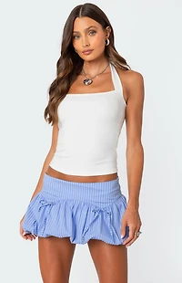 Edikted Marisol Straight Neck Halter Top