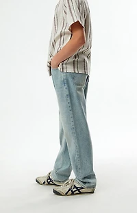Pacsun Kids Straight Leg Jeans Light Blue Tint