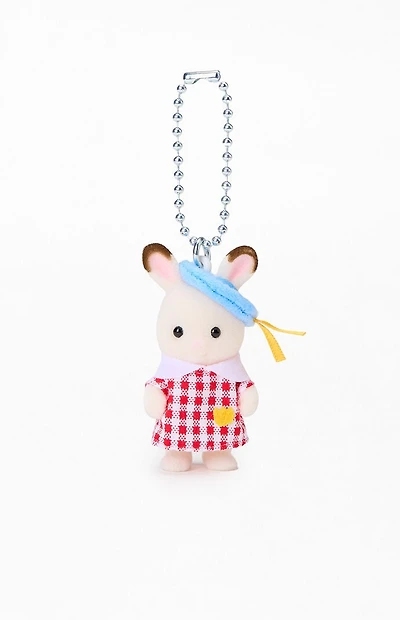 CALICO CRITTERS Nursery Chocolate Rabbit Baby Keychain