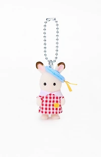 CALICO CRITTERS Nursery Chocolate Rabbit Baby Keychain