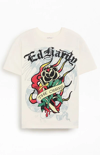 Ed Hardy The Corps Rose Boxy T-Shirt