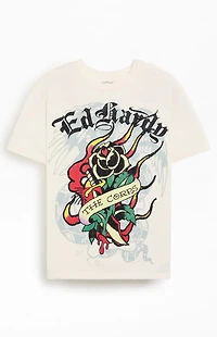 Ed Hardy The Corps Rose Boxy T-Shirt