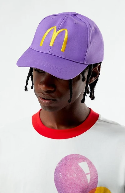 McDonaldland Purple Big Logo Snapback Hat