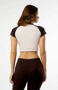 adidas Light Pink Short Sleeve Baby T-Shirt